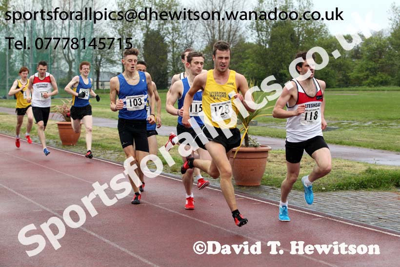 Jimmy Hedley 800 metres, North Eastern Grand Prix, Monkton Stadium, Jarrow. Photo: David T. Hewitson/Sports for All Pics